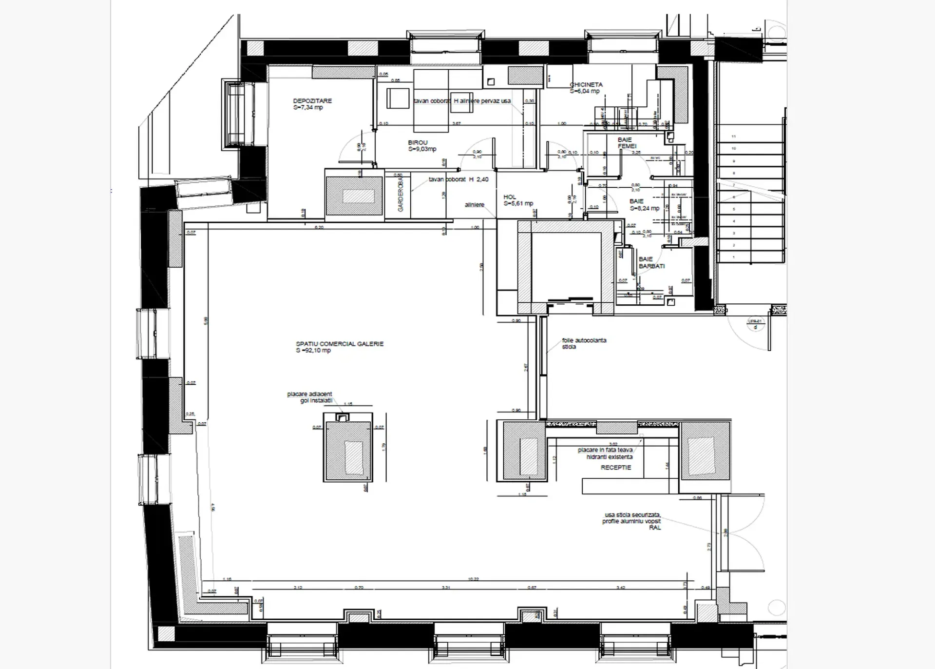 H Victoriei 109 - parter - plan 2000x1430.webp